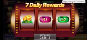 How to Claim 7-Daily Rewards Bonus in Teen Patti Master